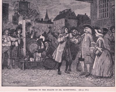 Drinking the Health of Dr Saheverell AD 1710 by Henry Marriott Paget